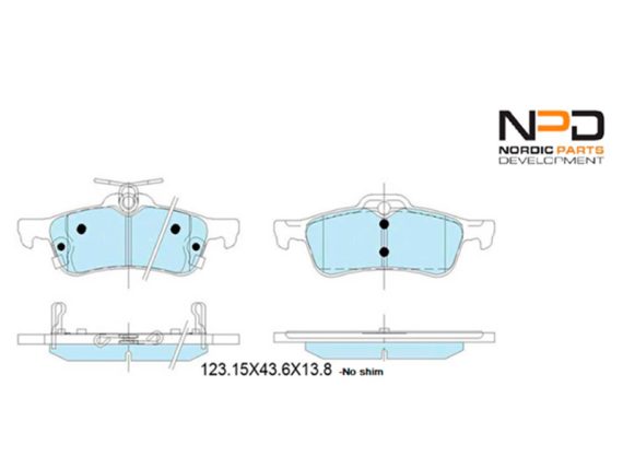 BP10-1070_001.JPG Brake Pad Set BP10-1070 OE 04466-0D010