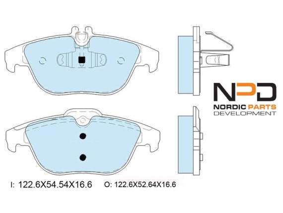 BP10-1091_001.JPG Brake Pad Set, rear BP10-1091 OE 0004200205