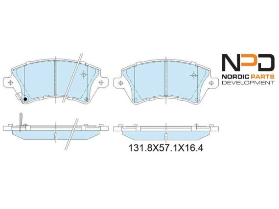 BP10-1108_001.JPG Brake Pad Set, front BP10-1108 OE 04465-02061