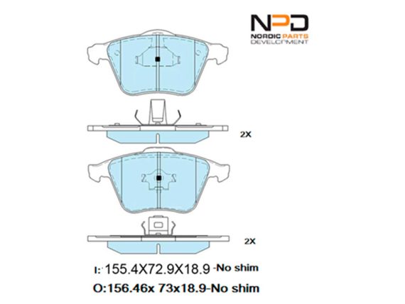 BP10-1134_001.JPG Brake Pad Set BP10-1134 OE 1368558