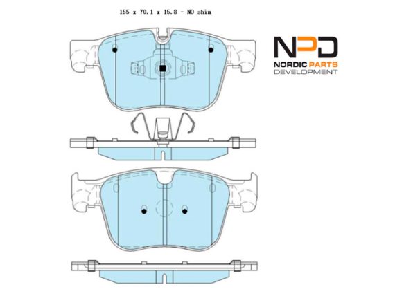 BP10-1153_001.JPG Brake Pad Set BP10-1153 OE 1623162380