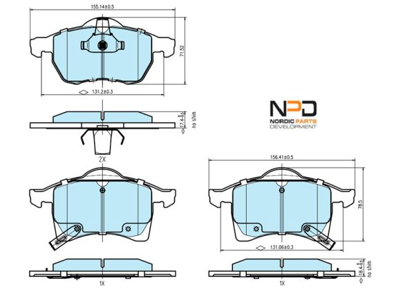 BP10-1180_001.JPG Brake Pad Set BP10-1180 OE 1605009