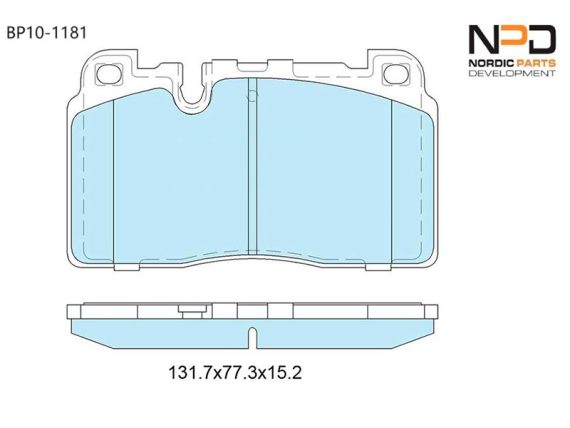 BP10-1181_001.JPG Brake Pad Set BP10-1181 OE 8DB355020-241