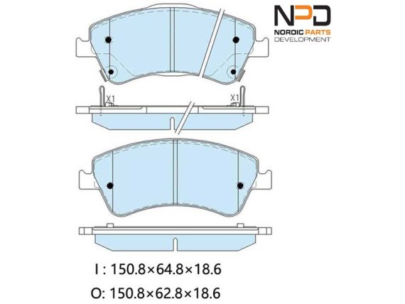 BP10-1192_001.JPG Brake Pad Set, front BP10-1192 OE 04465-02190
