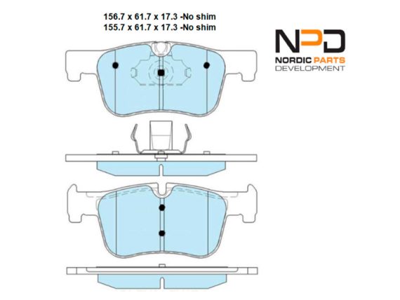 BP10-1195_001.JPG Brake Pad Set BP10-1195 OE 34106884243