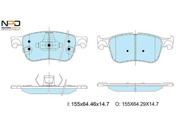 BP10-1633_001.JPG Brake Pad Set BP10-1633 OE 2209149