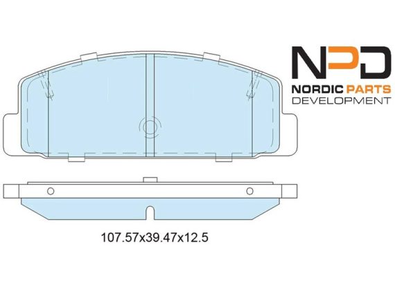 BP10-1976.JPG Brake Pad Set, rear BP10-1976 OE GJYB-26-43Z