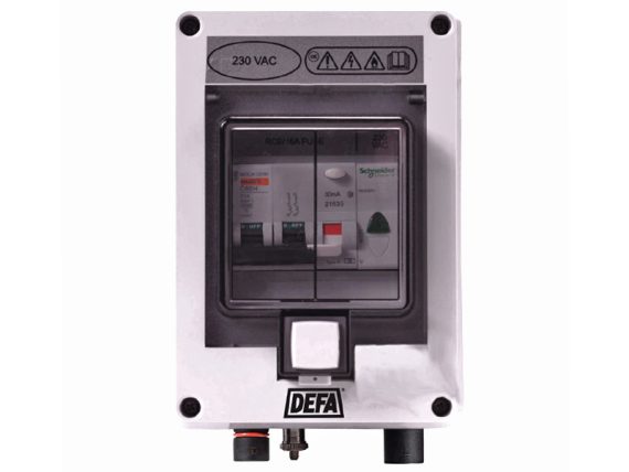 DA717212_001.JPG DEFA elektrosadales bloks 230V 16A, PlugIn + Schuko, DA717212 DA717212 OE