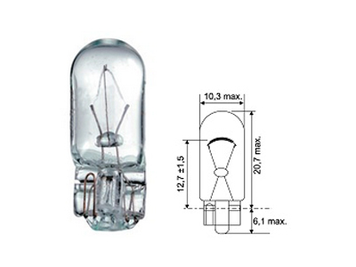 Glass socket bulb JAHN-13256 OE 
