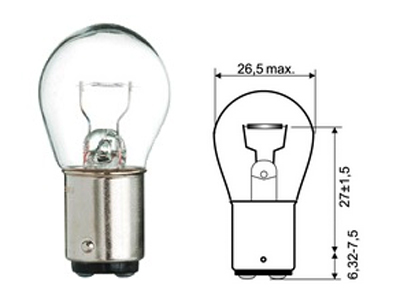 Metal socket bulb JAHN-13422 OE 