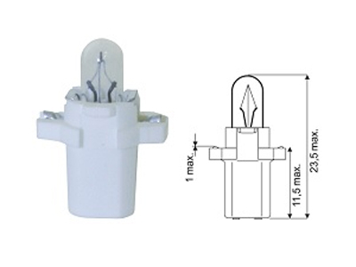 Plastic socket bulb JAHN-1665 OE 