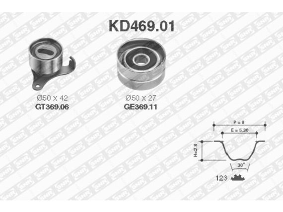 KD46901_001.JPG Zobsiksnas komplekts SNR KD46901 KD46901 OE