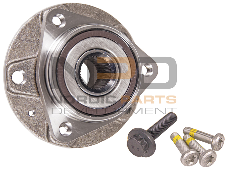 RITEŅU GULTŅU KOMPLEKTS NPD, PRIEKŠĒJAIS/ AIZMUGURĒJAIS, AUDI, SEAT, SKODA, VW KH2575 OE 5Q0407621A