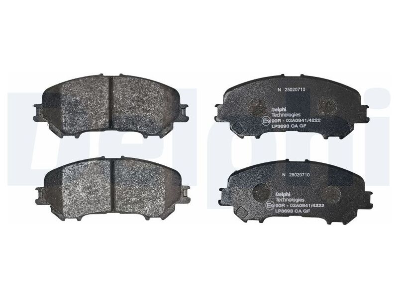 Bremžu kluči priekšējie Delphi Nissan, Renault LP3693 LP3693 OE 410601596R