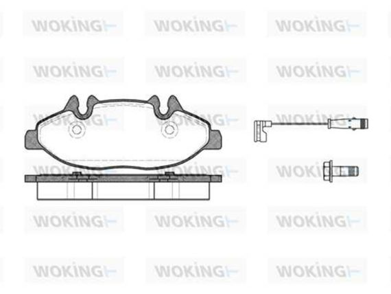 Brake Pad Set, front P1009302 OE 