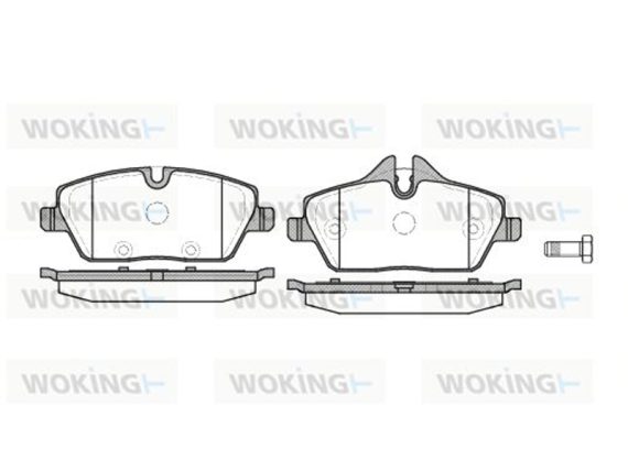 Brake Pad Set, front P1031310 OE 