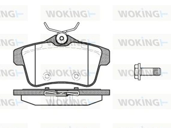 Brake Pad Set, rear P1518300 OE 