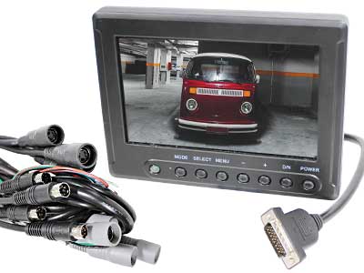 7" TFT-LCD NÄYTTÖ 12/24V RV-TM70M OE 