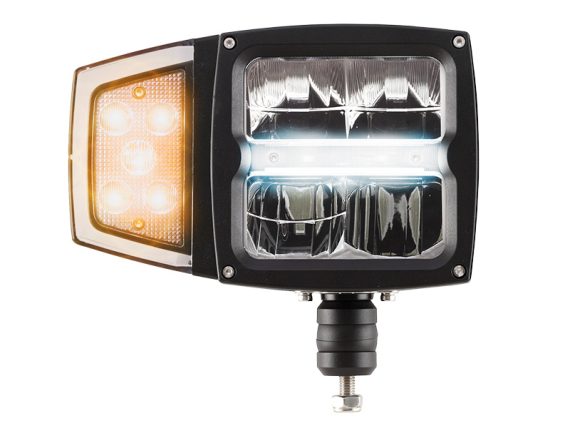 snow plow light with heated lens S-270710 OE 