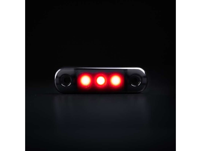 Strands LED ääretuli knight super dark slim red S-800437 OE 