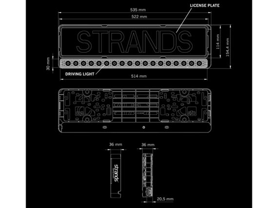 S-809135_006.JPG Papildu tālās gaismas lukturis STRANDS NUUK E-LINE S-809135 OE