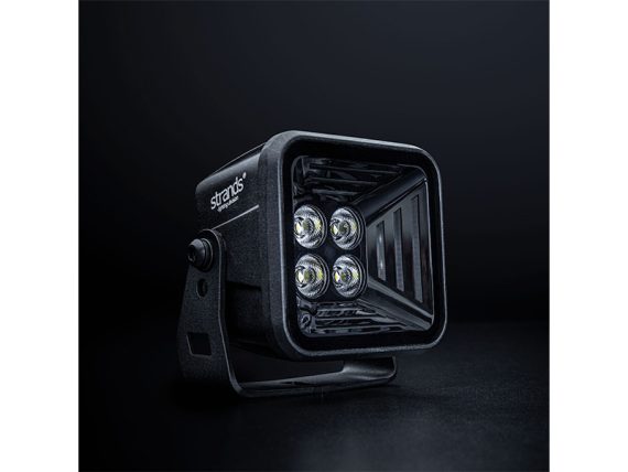 S-809255_002.JPG Strands Dark Knight Fortex darba lukturis, sarkans, 9-36V, kods S-809255 S-809255 OE