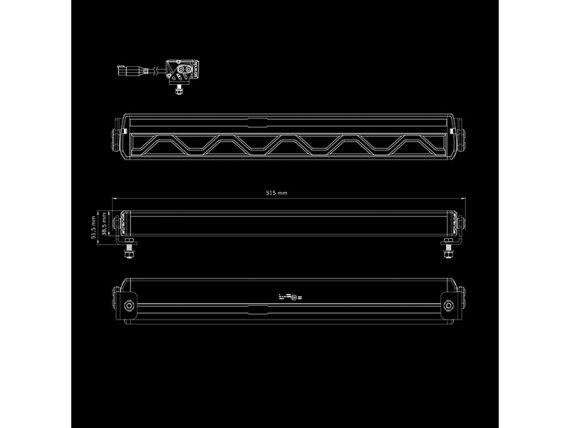 S-809403_007.JPG Papildu tālās gaismas lukturis LED 20" S-809403 OE