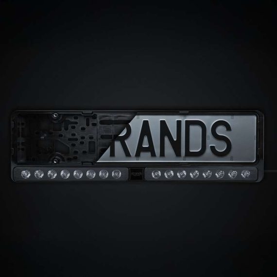 STRANDS papildlukturis NUUK E-LINE DUO BLACK LED BAR 2X10" S-809446 OE 