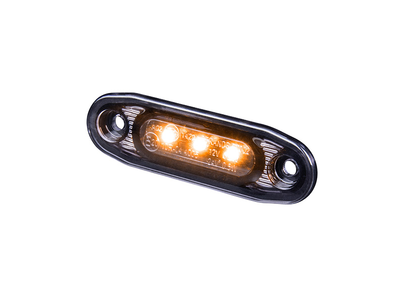 Strands Dark Knight Ultra slim side marker amber led S-810027 OE 
