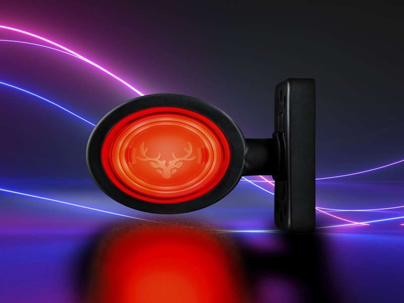Gabarīta gaisma LED, sarkana Freedom Viking, STRANDS S-830429 OE 