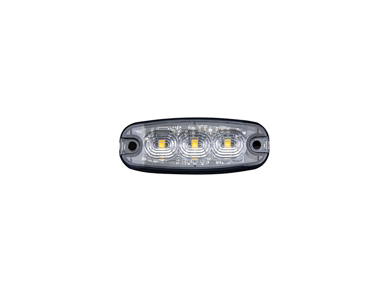 Strands Strobe light 3 LED clear lens, orange LED S-850201HP-A OE 