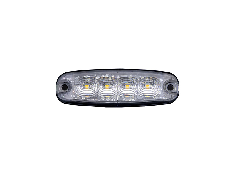 Strands Strobe light 4 LED clear lens, orange LED S-850202HP-A OE 