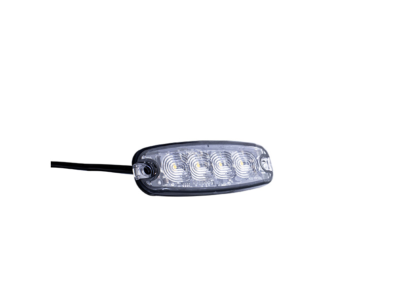 Strands Strobe light 4 LED clear lens, orange LED S-850202HP-A OE 