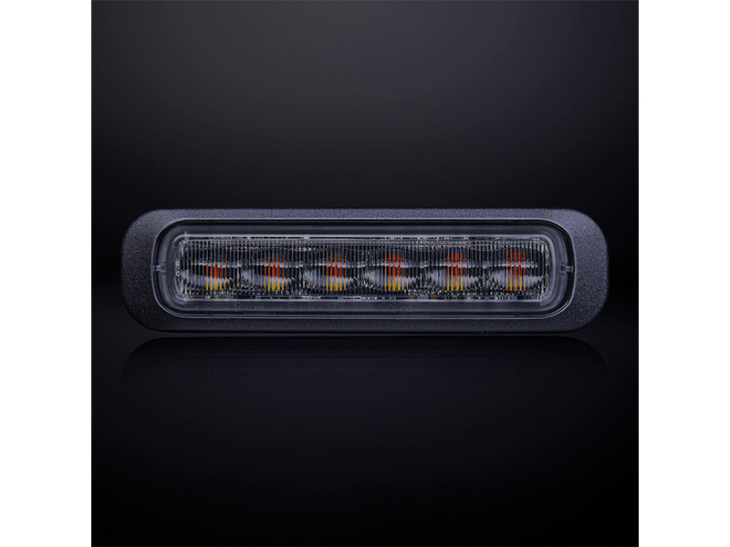STRANDS DARK KNIGHT märgutuli,  kollane, 6LED DARK LENS S-850404 OE 