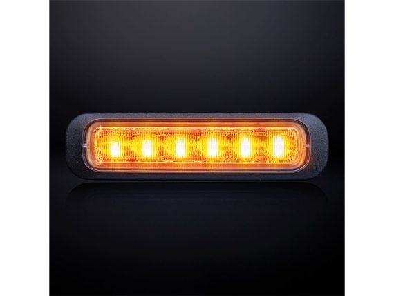 S-850404_002.JPG Brīdinājuma gaisma LED STRANDS dzeltena Dark Knight 6 LED S-850404 OE