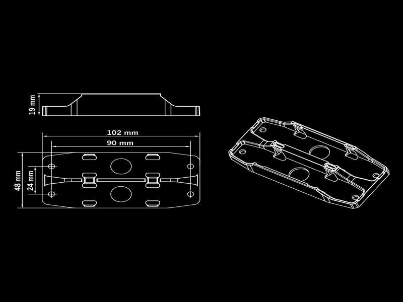 DOUBLE MOUNT S-850448 OE 