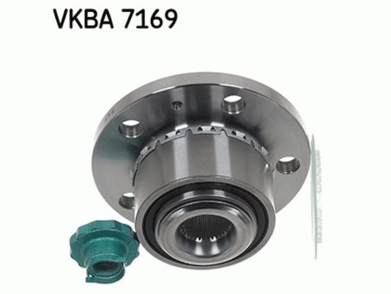 VKBA7169_001.GIF Riteņa gultņa komplekts SKF, priekšējā ass, VAG, VKBA7169 VKBA7169 OE 2Q0407621A