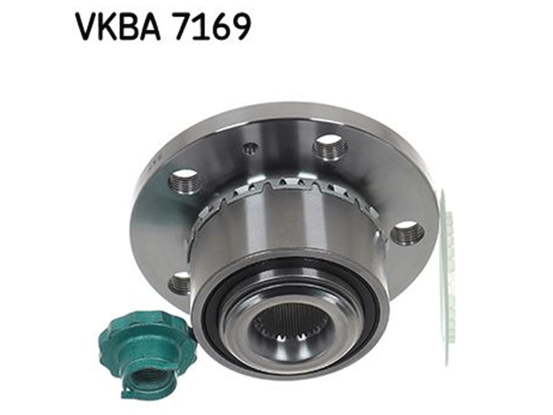 PYÖRÄNLAAKERISARJA SKF, ETU, VAG VKBA7169 OE 2Q0407621A