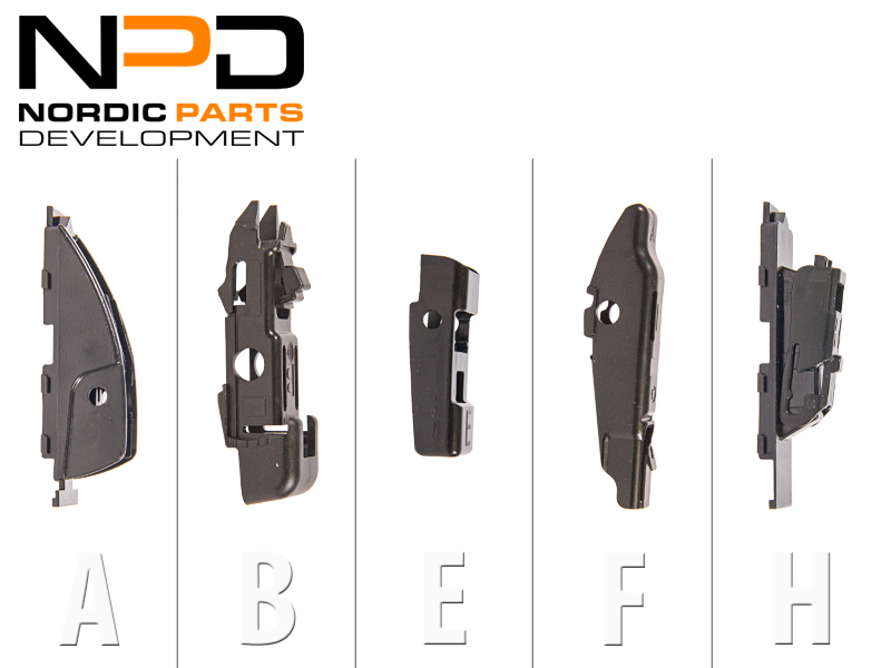 Wiper Blade NPD Easy Fit WB-5301 OE 