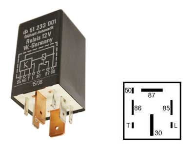 Glow plug relay WEH-51233001 OE 