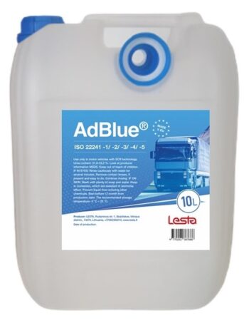 AdBlue šķidrums LESTA, 10 l