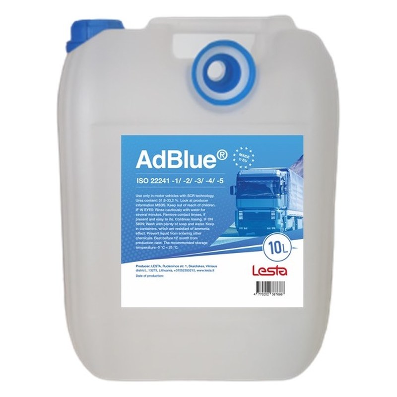 AdBlue šķidrums LESTA, 10 l LES-KT-ADB/10 OE LES-KT-ADB