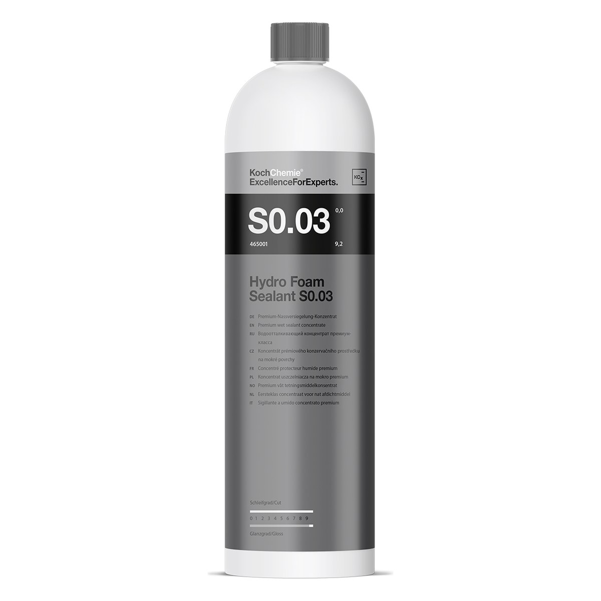 Aizsarglīdzeklis mitrām virsmām Koch-Chemie Hydro Foam Sealant S0.03, 1 l KOC465001-1 OE 465001