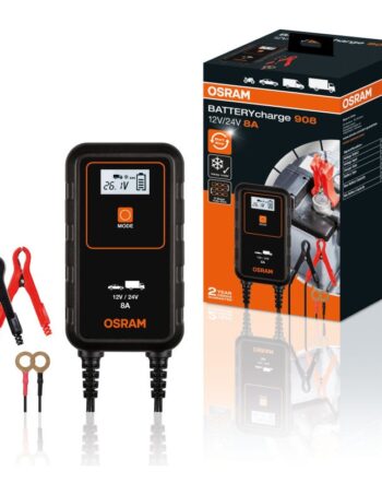 Akumulatora lādētājs OSRAM BATTERYcharge 908, 12/24 V, 8 A