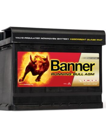 Akumulators BANNER Running Bull AGM 60 Ah 640 A 241×175×190 mm -/+