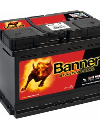 Akumulators BANNER Starting Bull 62 Ah 510 A 241×175×190 mm -/+