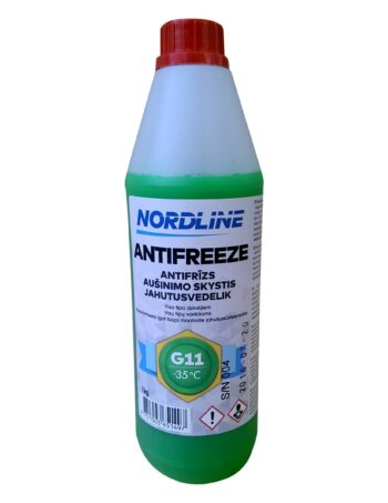 Antifrīzs NORDLINE G11, zaļš, -35 °C, 1 kg