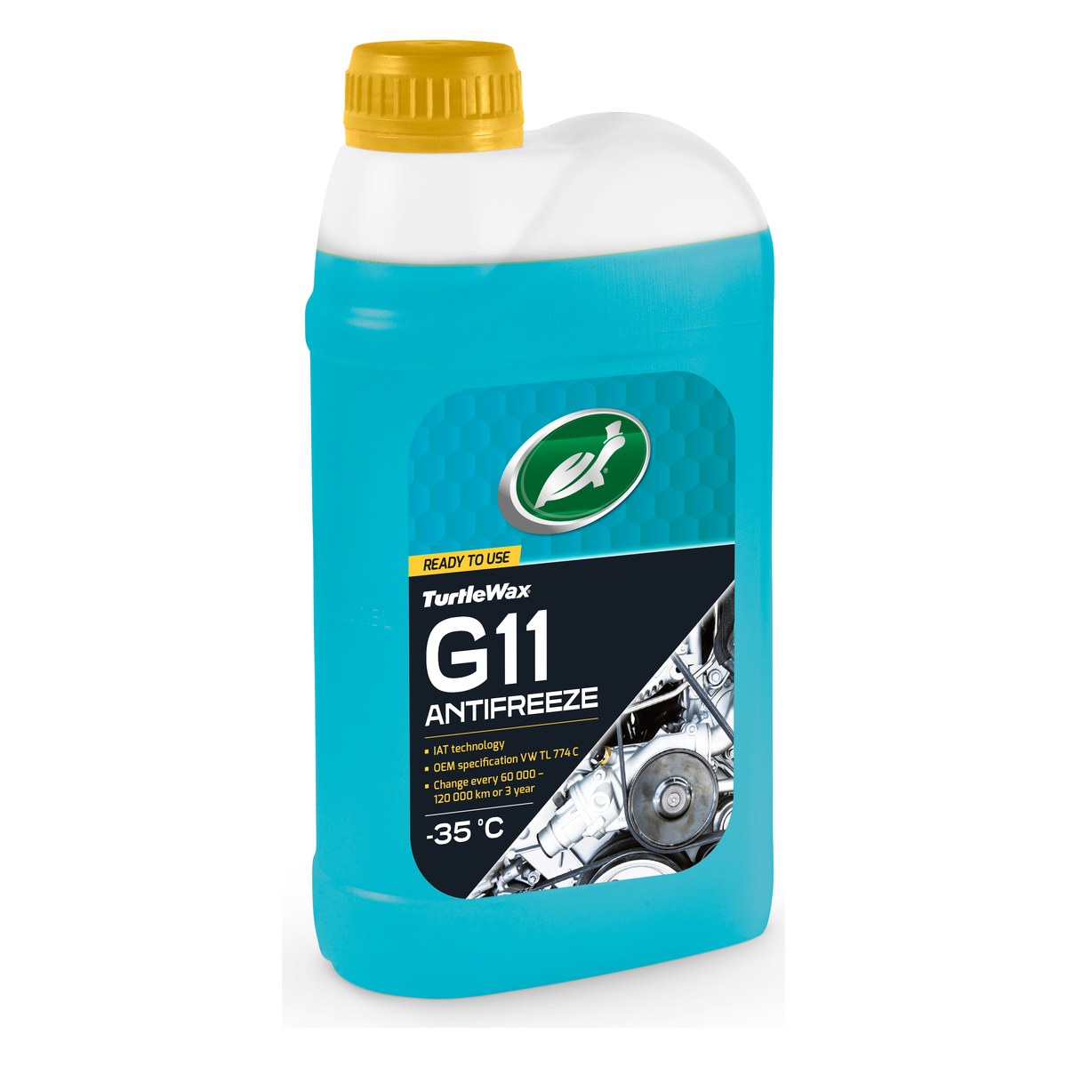 Antifrīzs Turtle Wax G11, -35 °C, 1 l