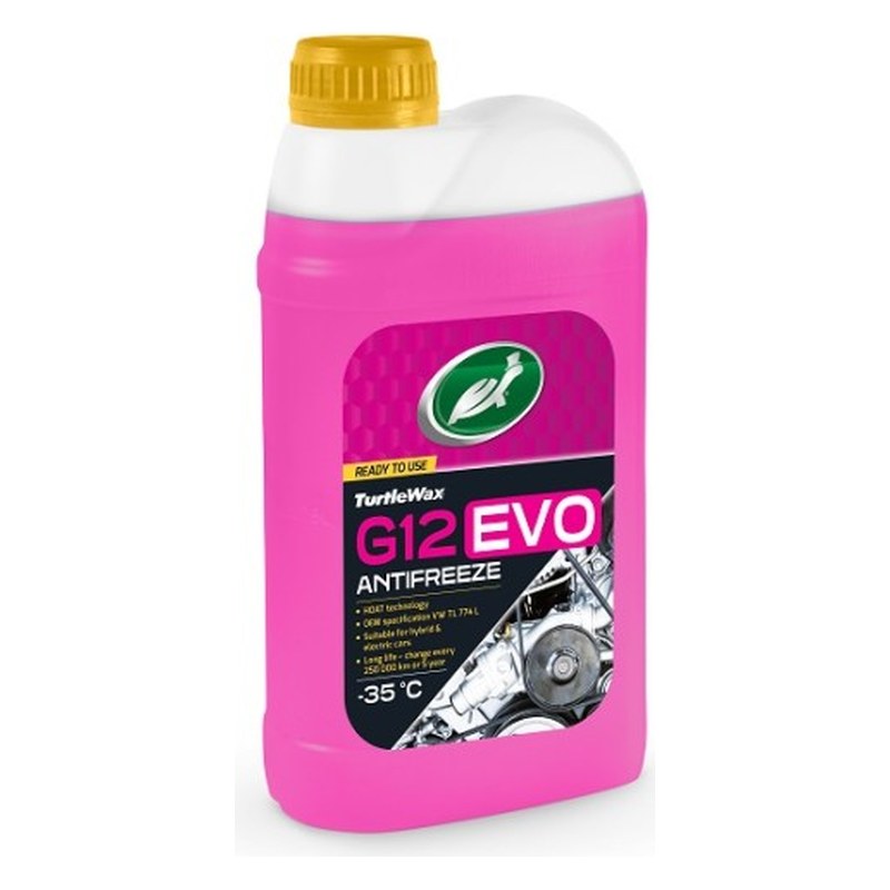Antifrīzs Turtle Wax G12 EVO, -35 °C, 1 l