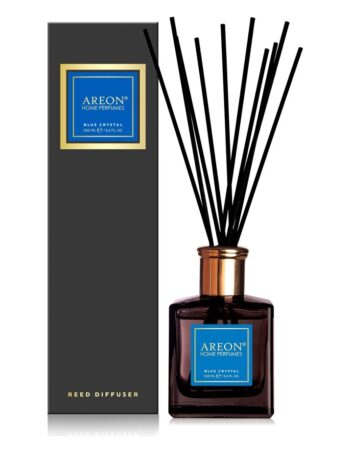 Aromātiskais difuzors ar kociņiem AREON Black Blue Crystal, 150 ml